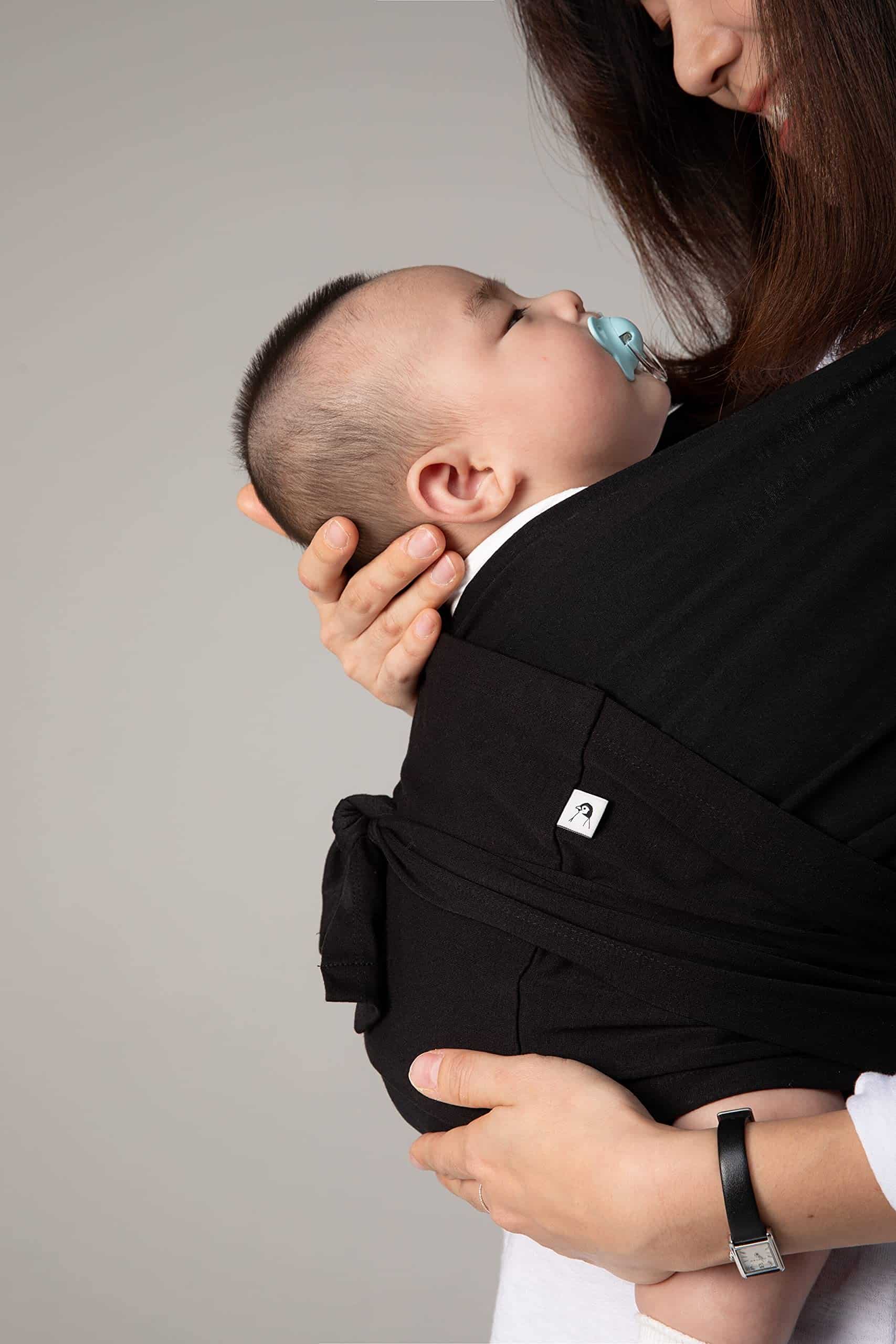 Konny Baby Carrier Elastech Luxury Carrier Wrap, Fácil de - Imagen 8