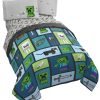 Set de Cama Gemelar Jay Franco Minecraft Chibi College de 4