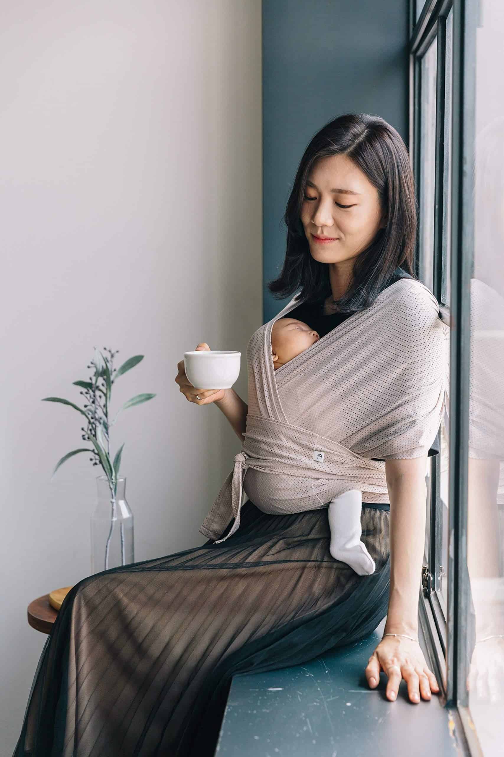 Fular Portabebés Konny AirMesh para un Envoltorio de Bebé - Imagen 9