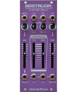 Módulo de Delay Eurorack Dreadbox Nostalgia de 3 Etapas