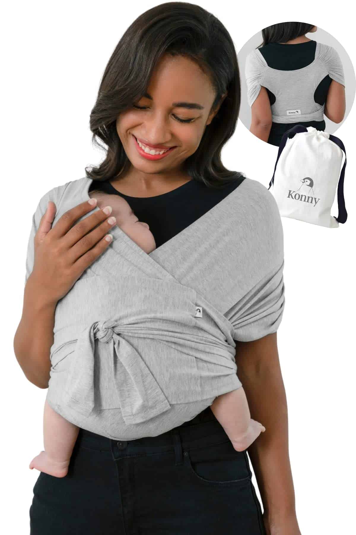 Portabebé Elástico Konny Baby Carrier Luxury Wrap, Fácil de