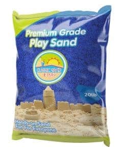 Arena de juego Classic Sand and Play de color azul, 20 lb.