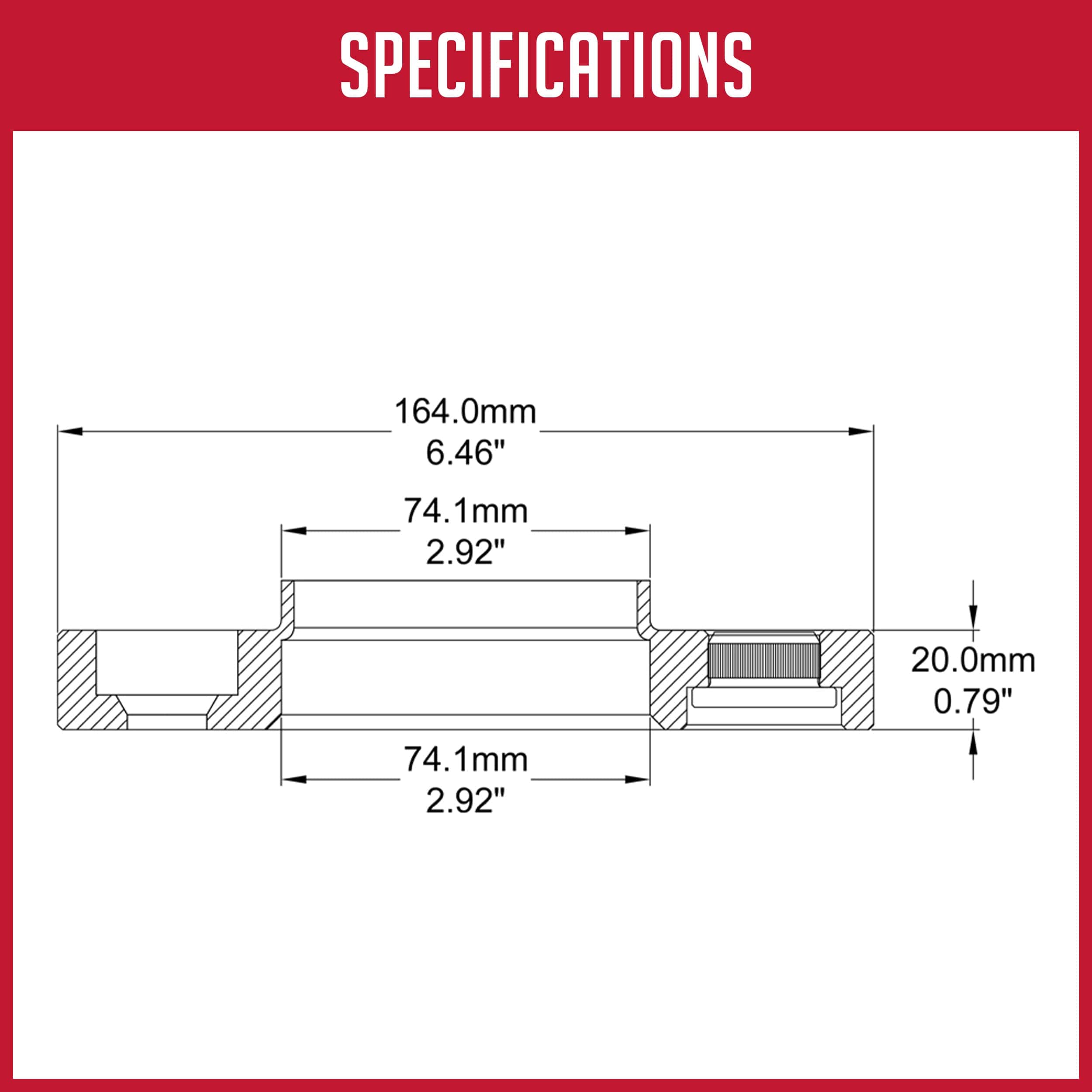 Espaciador de Rueda Centrado en el Cubo Tuner de 1 Pieza - Imagen 7