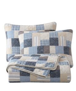 Juego de edredón de algodón acolchado de 3 piezas Chezmoi