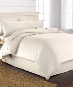 Juego de Funda de Edredón Doble de Bambú Puro, 2 Piezas,