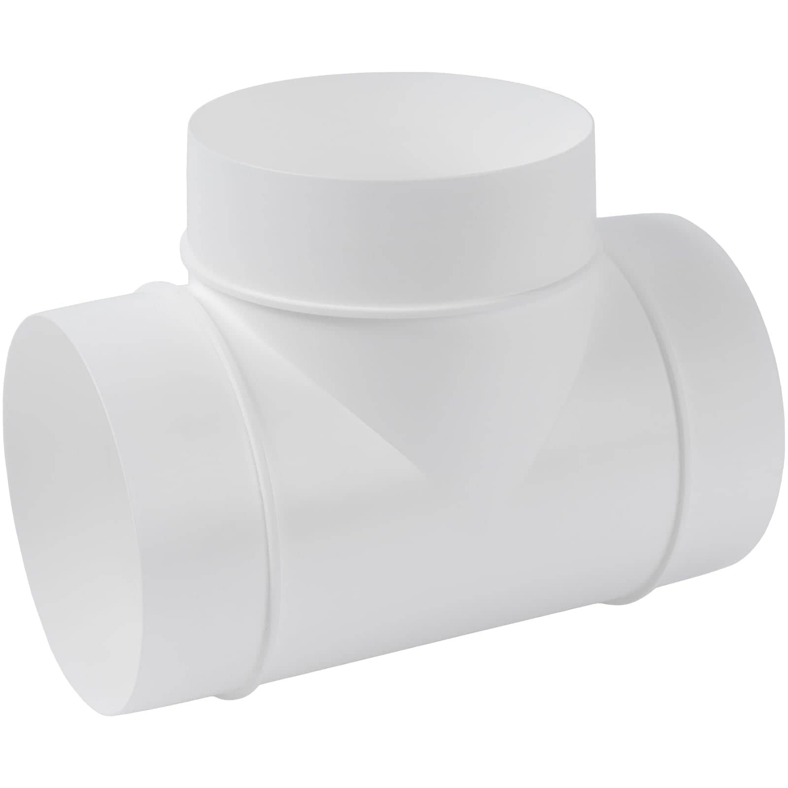 Conector de Tres Vías de Plástico Blanco de 4 Pulgadas - - Imagen 3