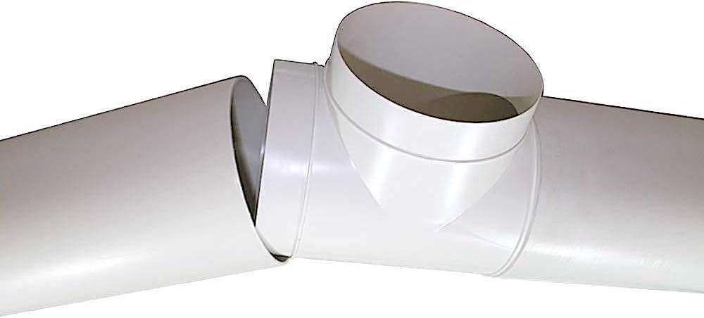 Conector de Tres Vías de Plástico Blanco de 4 Pulgadas - - Imagen 5