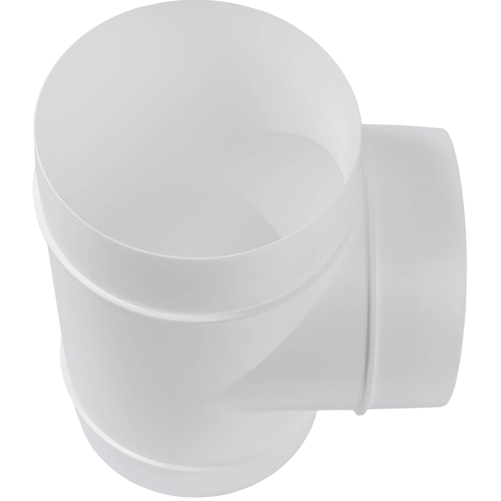 Conector de Tres Vías de Plástico Blanco de 4 Pulgadas - - Imagen 8