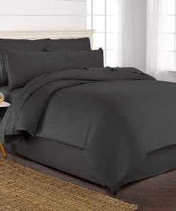Juego de Funda de Edredón Twin por Pure -Carbón