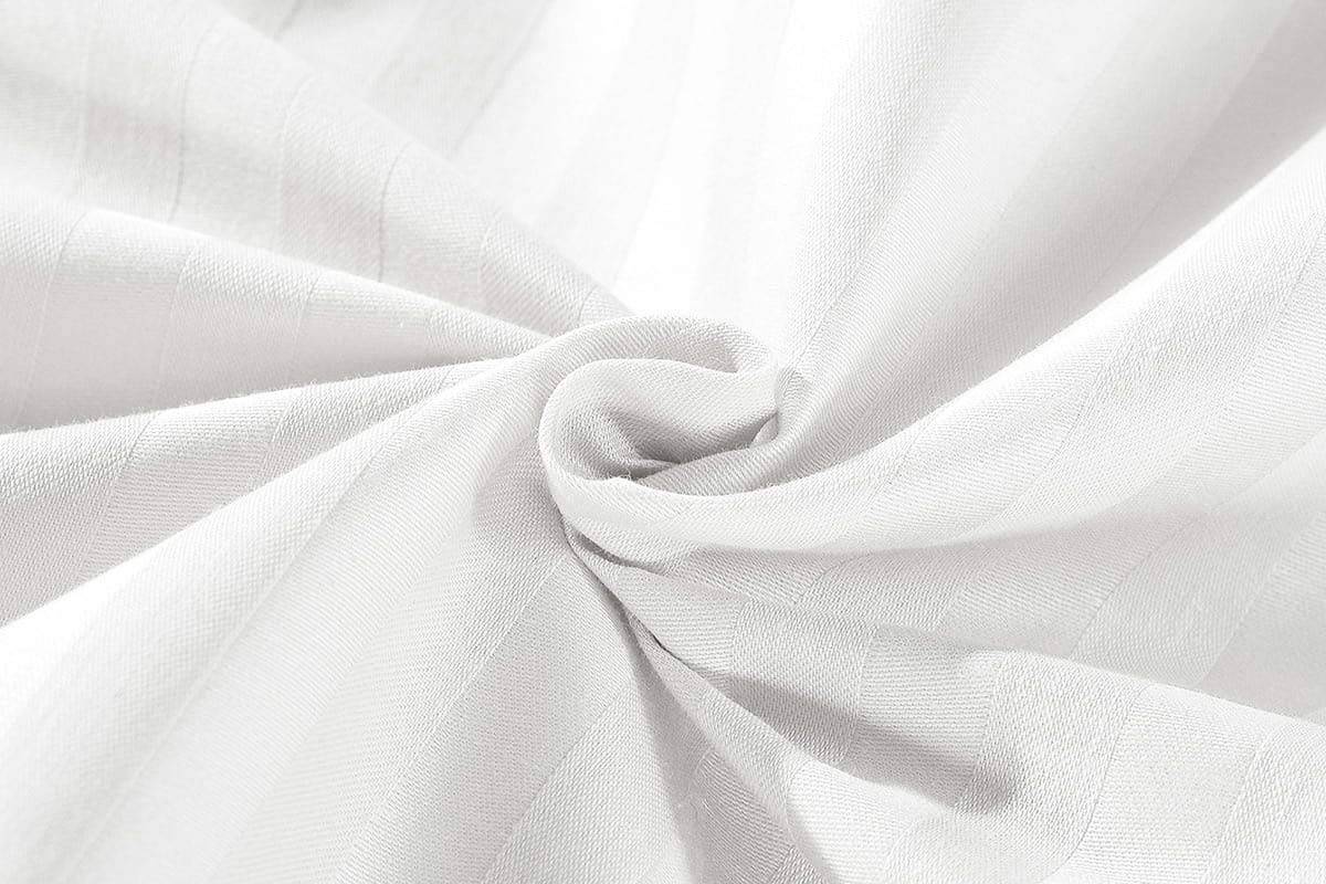 Juego de sábanas para cama de agua tamaño -Blanco con rayas - Imagen 5