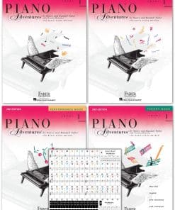 Conjunto de Paquete de Piano Adventures Nivel 1 2da Edición