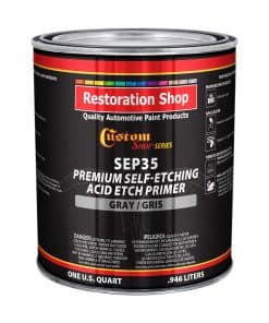 Custom Shop Premium Gray Self Etching Primer, 1 Quart -