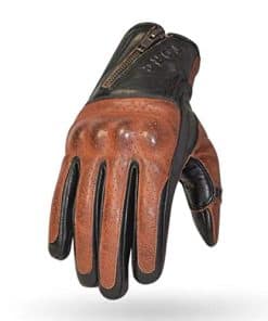 Guantes de motocicleta TORC, (Negro -Negro / Canela San Pedr