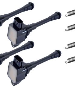 Juego de 4 Bujías de Iridio y 4 Bobinas de Encendido