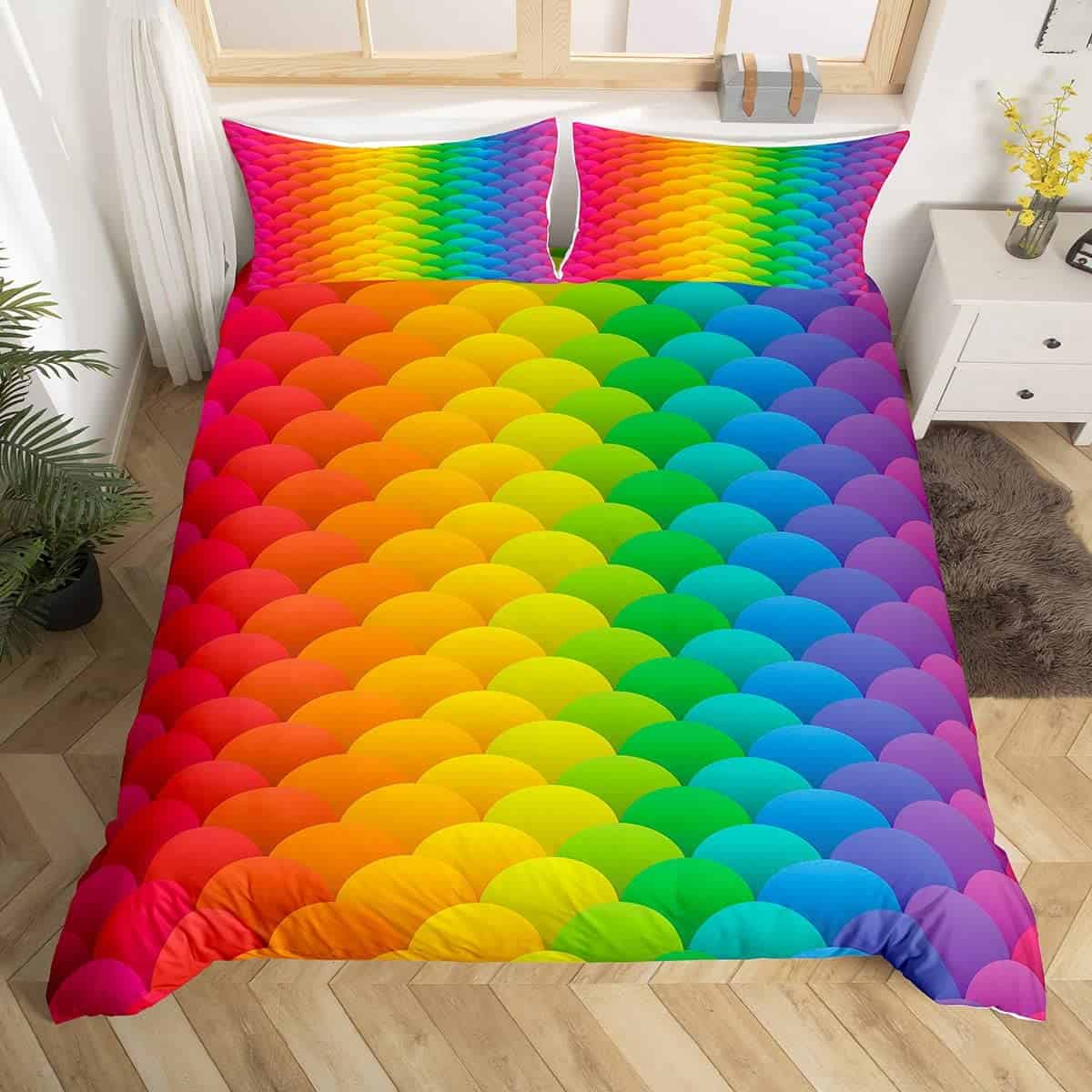 Juego de Funda de Edredón para Niños Tamaño Twin Escamas de - Imagen 4