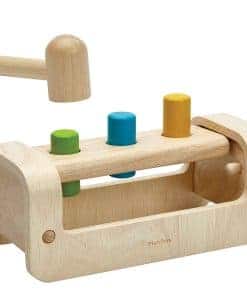 Banco de Martilleo de Madera PlanToys con Martillo Juguete