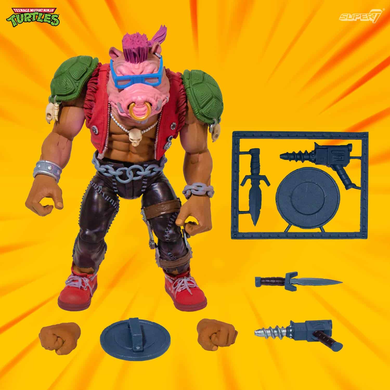 Super7 Figura de Acción Teenage Mutant Ninja Turtles: Bebop - Imagen 3