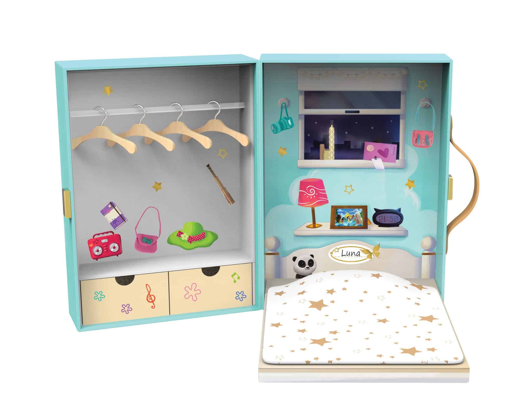 Estuche para almacenar muñecas Kruselings - Incluye 4