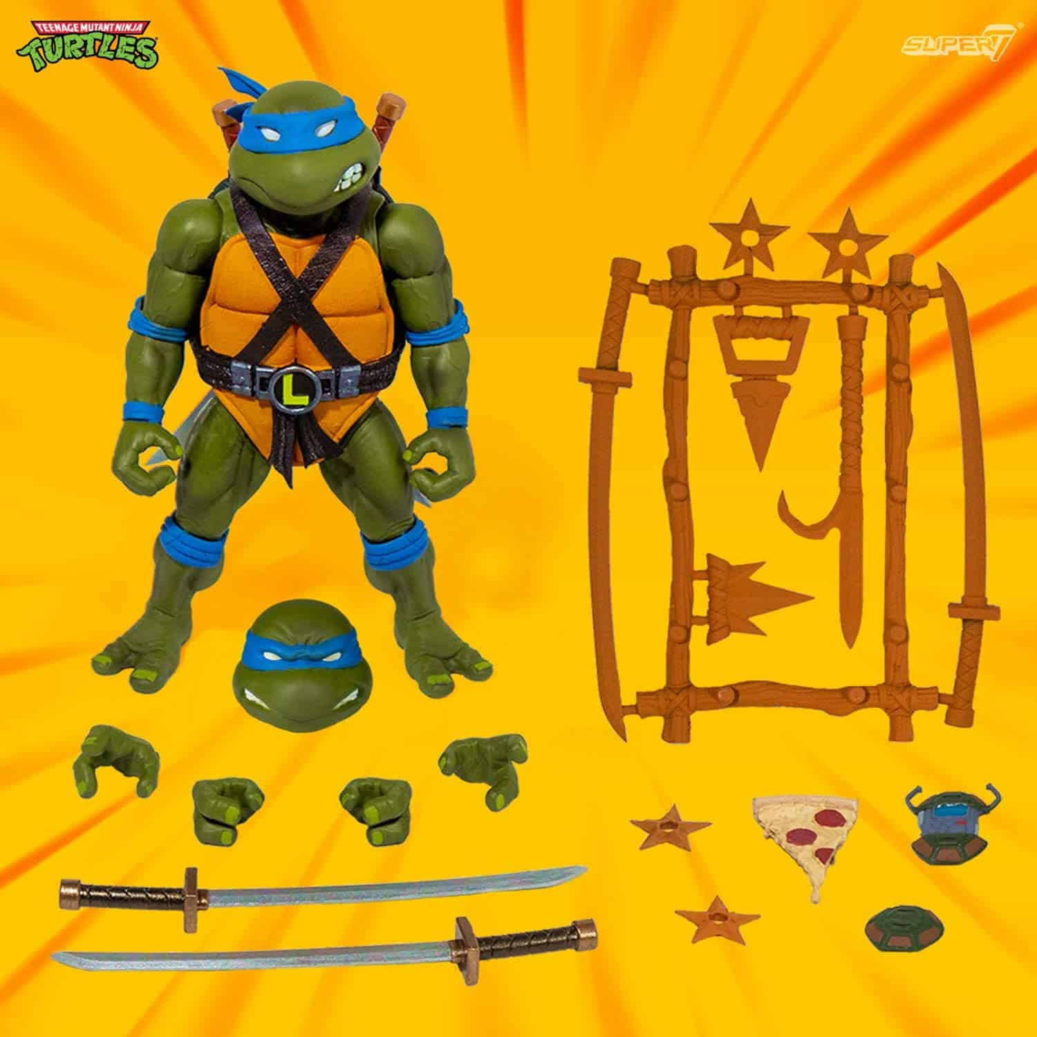Super7 ULTIMATES! Tortugas Ninja Leonardo - Figura de - Imagen 5