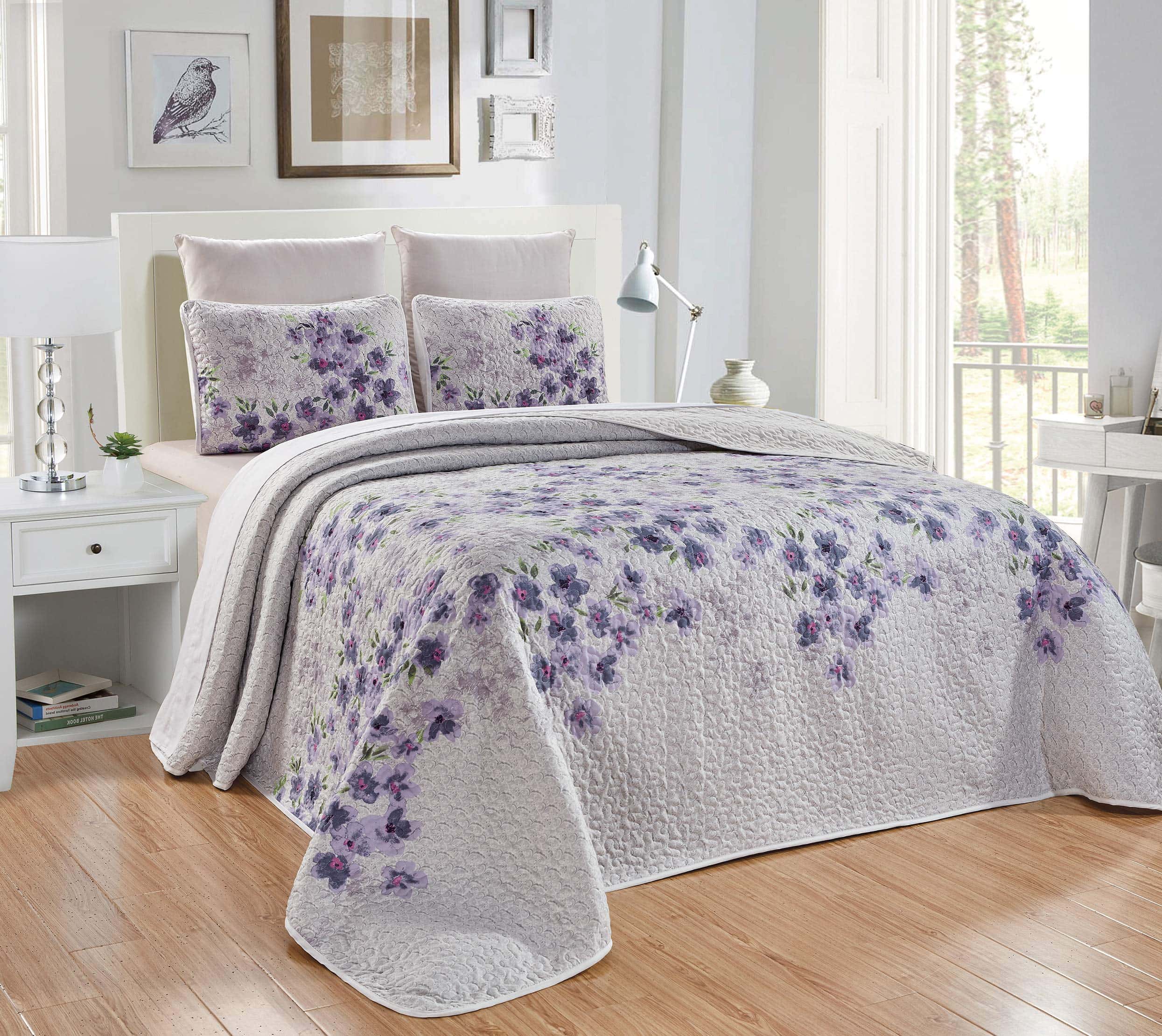 Juego de Edredón de 3 Piezas de Alta Calidad (115" X 95")