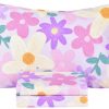 Juego de Sábanas para Cama de Niñas con Pintura de Flores