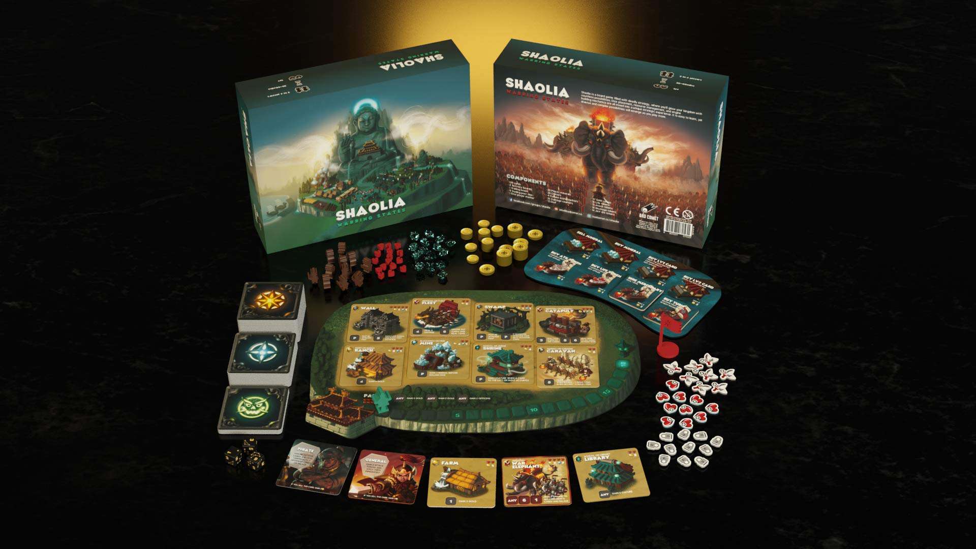 Juego de Mesa Shaolia: Estados en Guerra I Mejor Juego de - Imagen 3