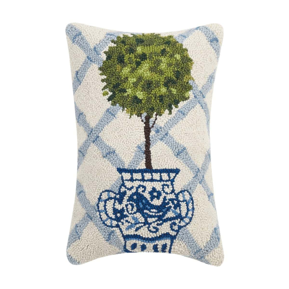 Almohada de Lana y Algodón Topiario 30TG25C18OB 12 X 18