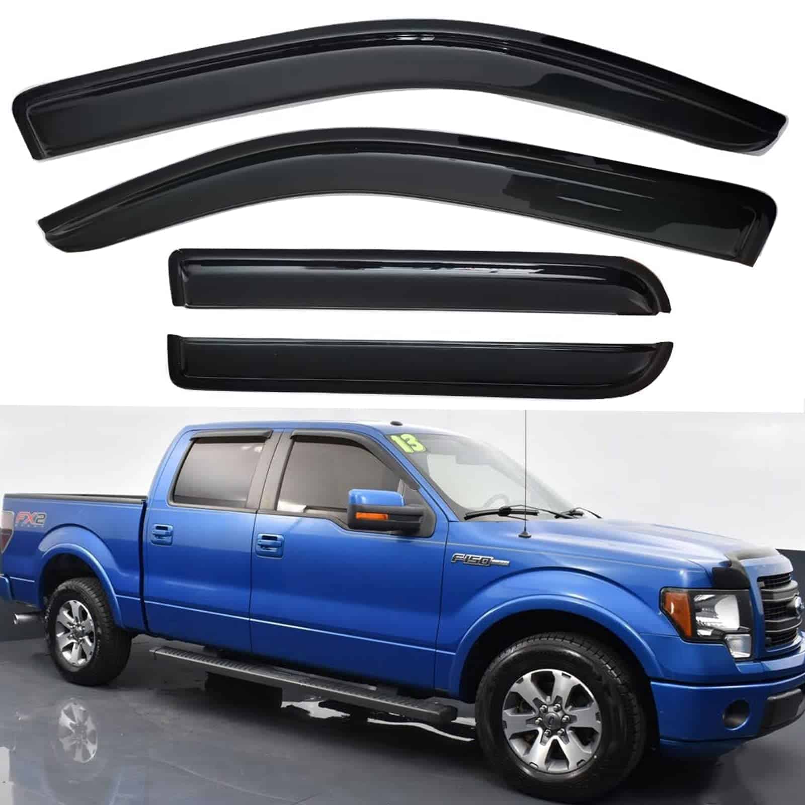 Viseras de Ventana Lateral de Coche, Guardabarros de - Imagen 4