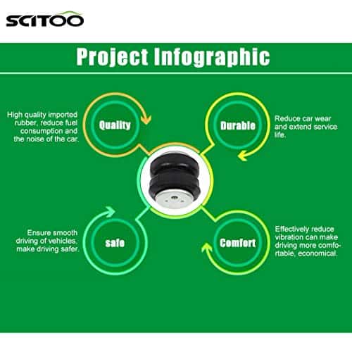 Kit de suspensión de resortes neumáticos SCITOO para - Imagen 5