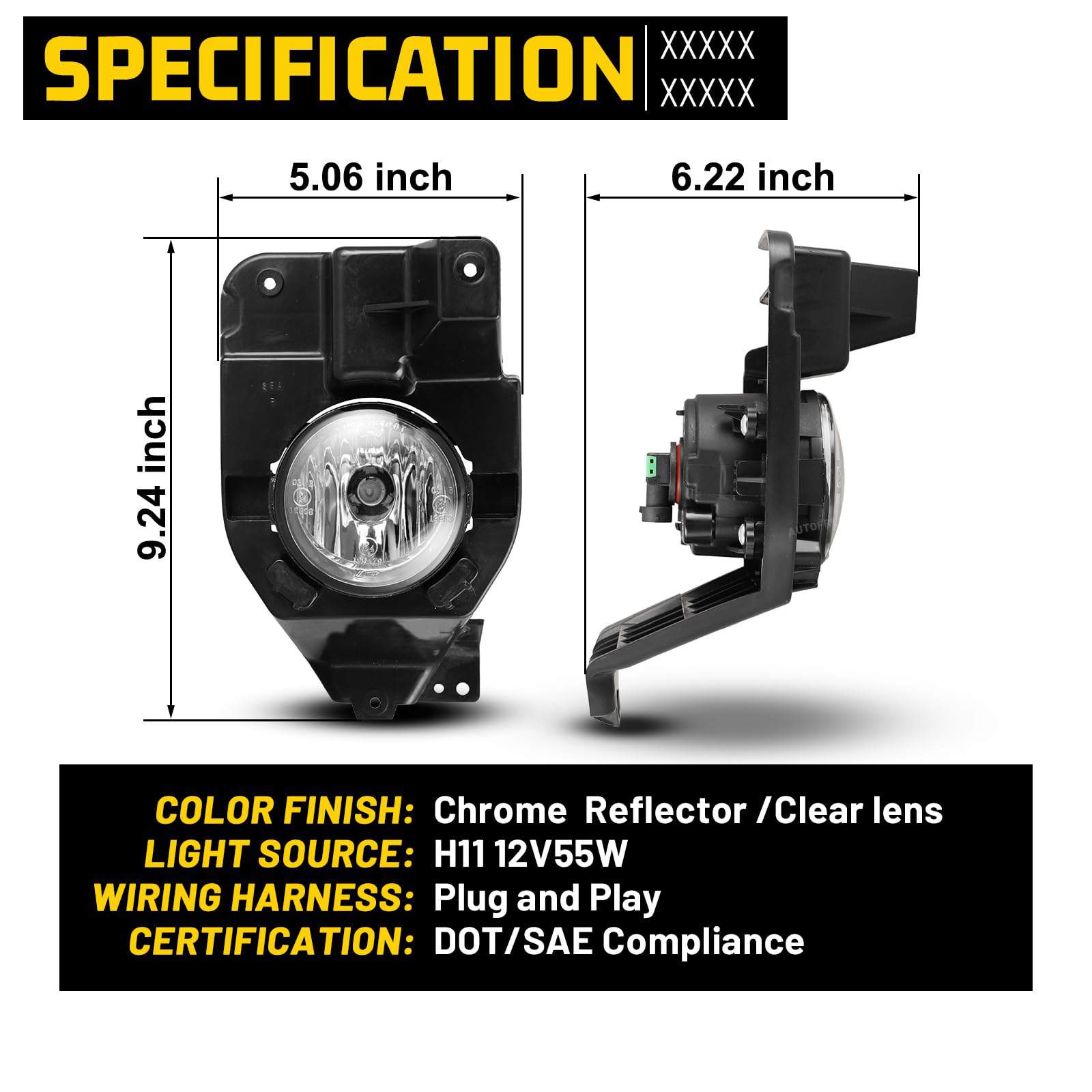 Luces de niebla AUTOFREE compatibles con Ford Explorer - Imagen 6