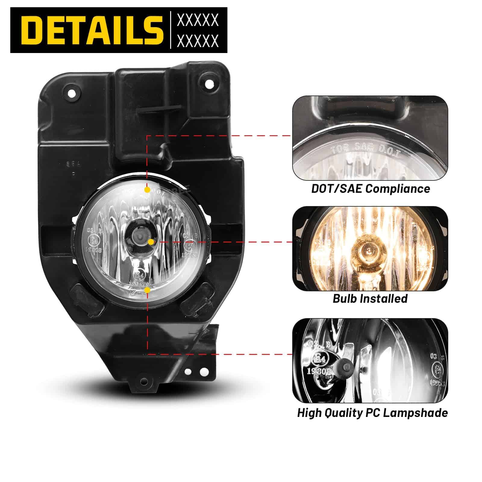 Luces de niebla AUTOFREE compatibles con Ford Explorer - Imagen 4