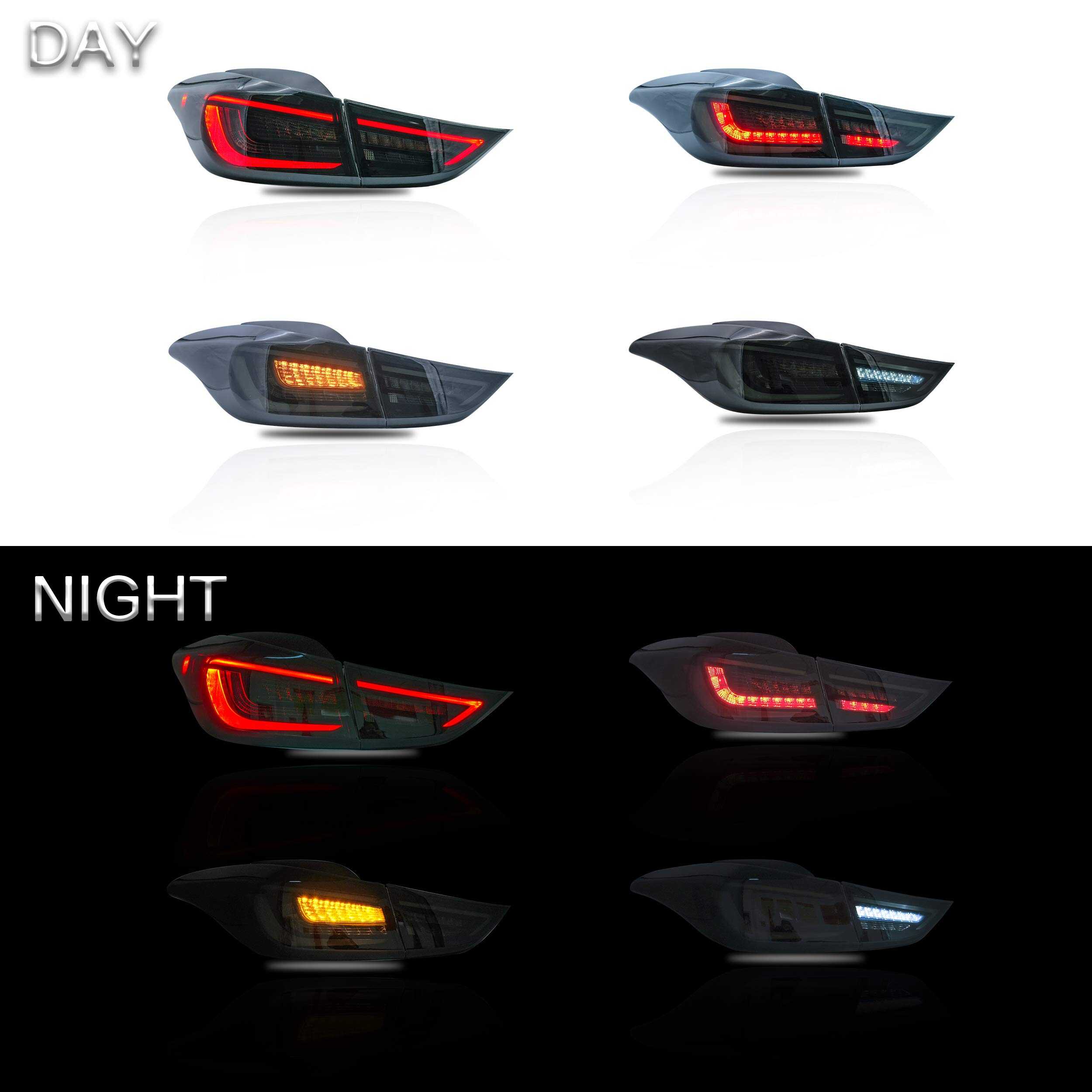 Conjunto de luces traseras VLAND para Hyundai Elantra Sedan - Imagen 9