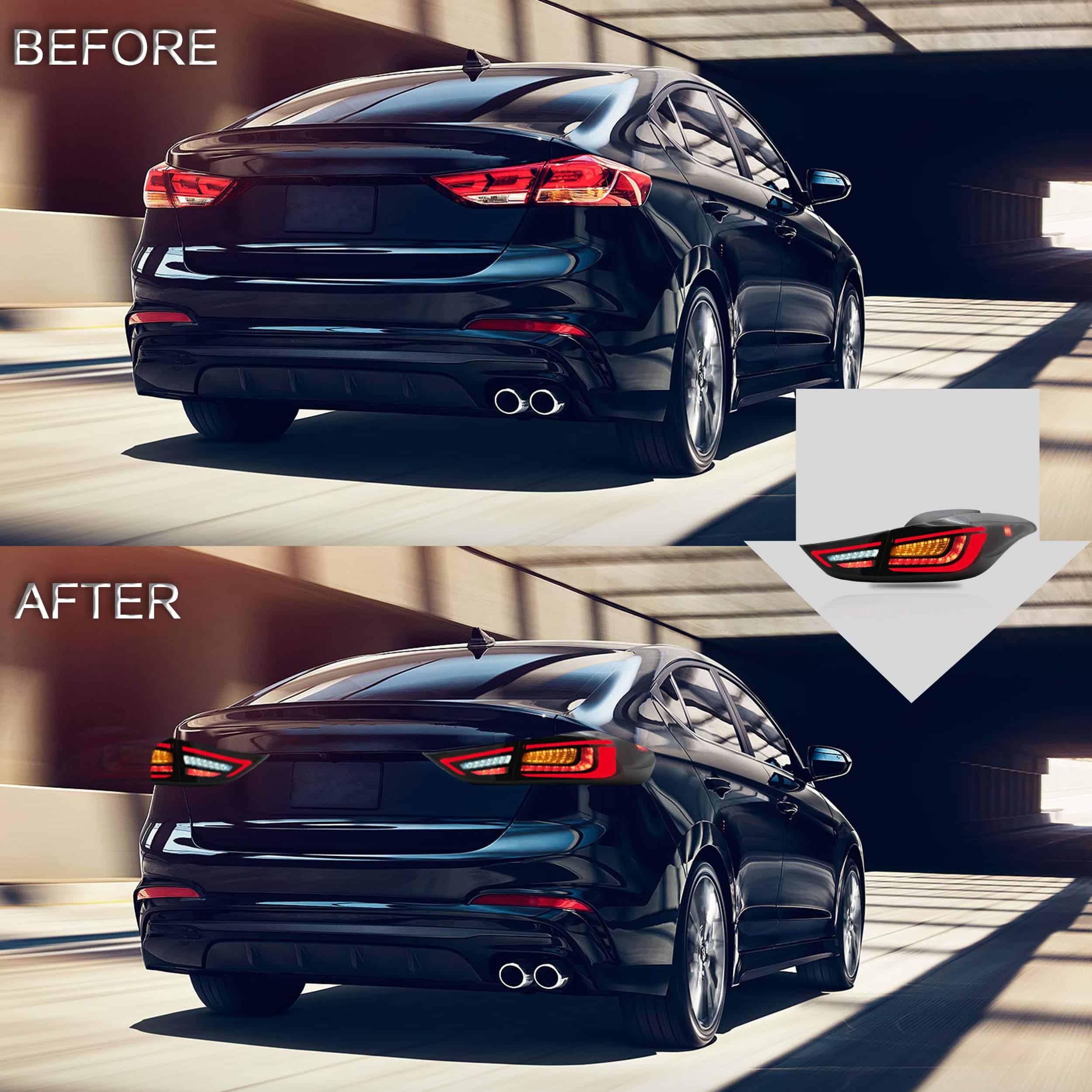 Conjunto de luces traseras VLAND para Hyundai Elantra Sedan - Imagen 6