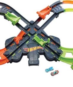 Hot Wheels Pista de Coches Juguete Colossal Crash, Más de 5