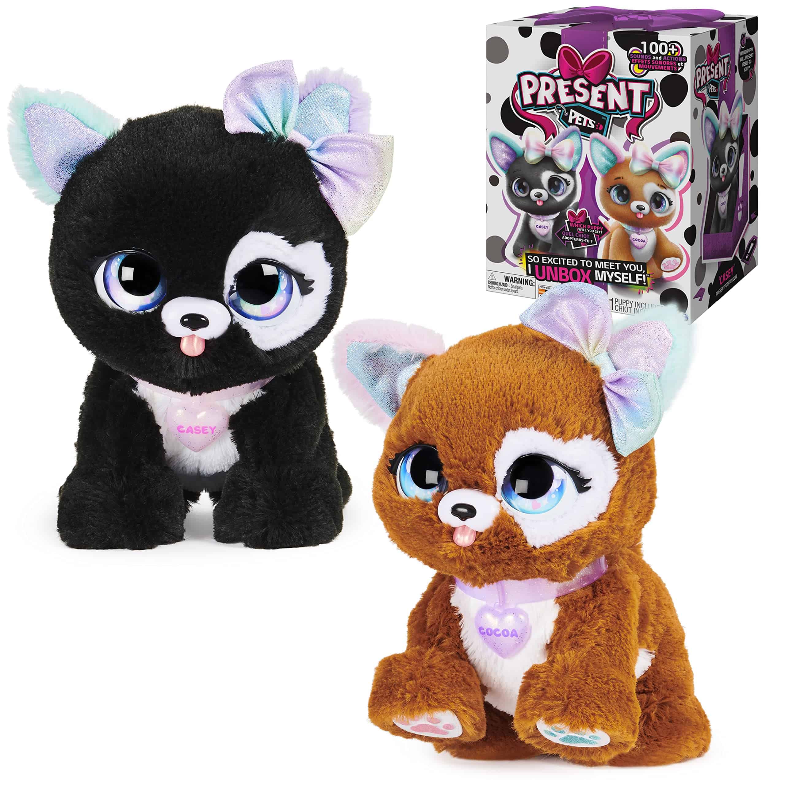 Present Pets, Perrito de Peluche Interactivo Sorpresa con