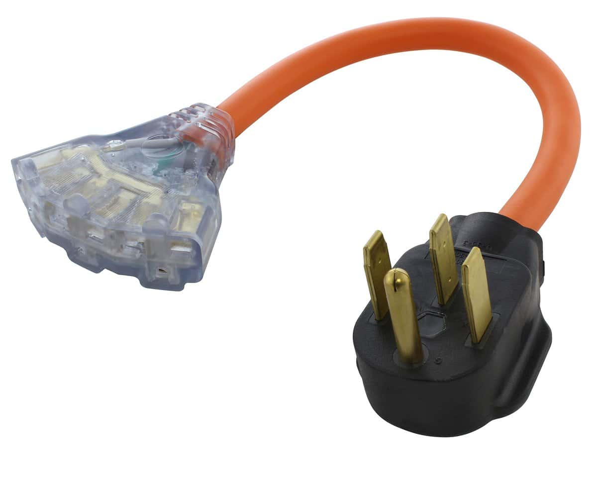 Adaptador AC WORKS RV/Range/Generator 14-50 -es Tomas)