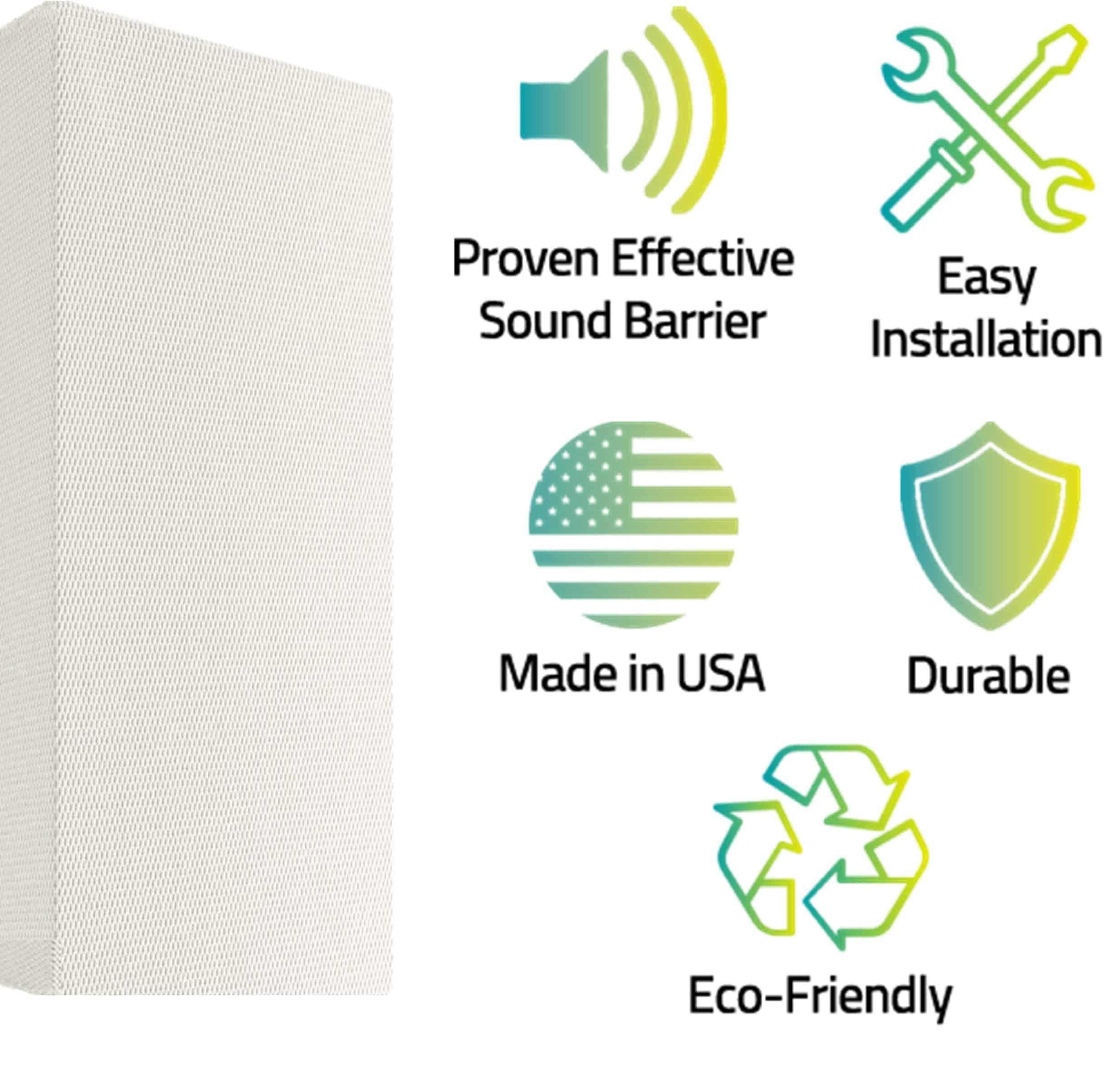 Paneles Acústicos Grandes, Paneles de Pared Insonorizantes, - Imagen 4