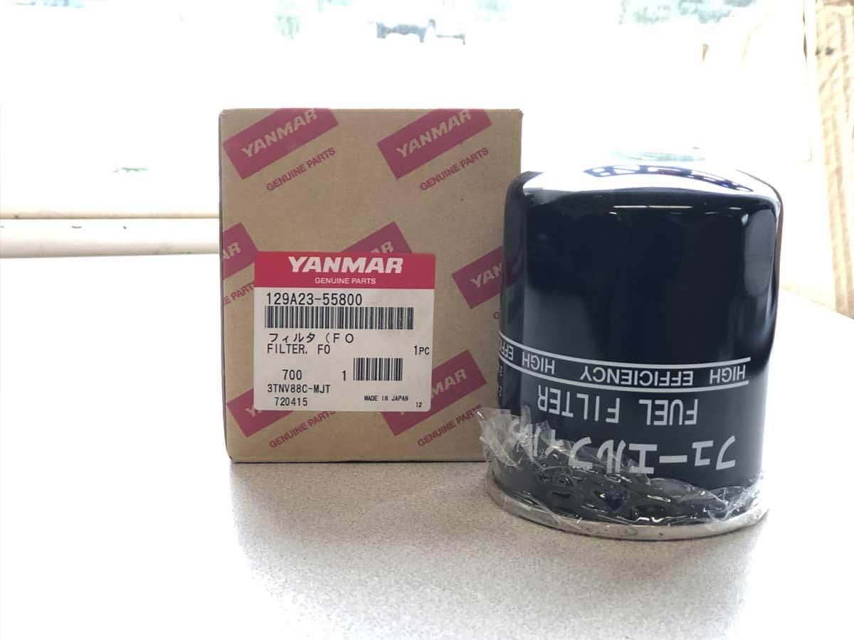 Filtro de Combustible Yanmar OEM Genuino #129A23-55800