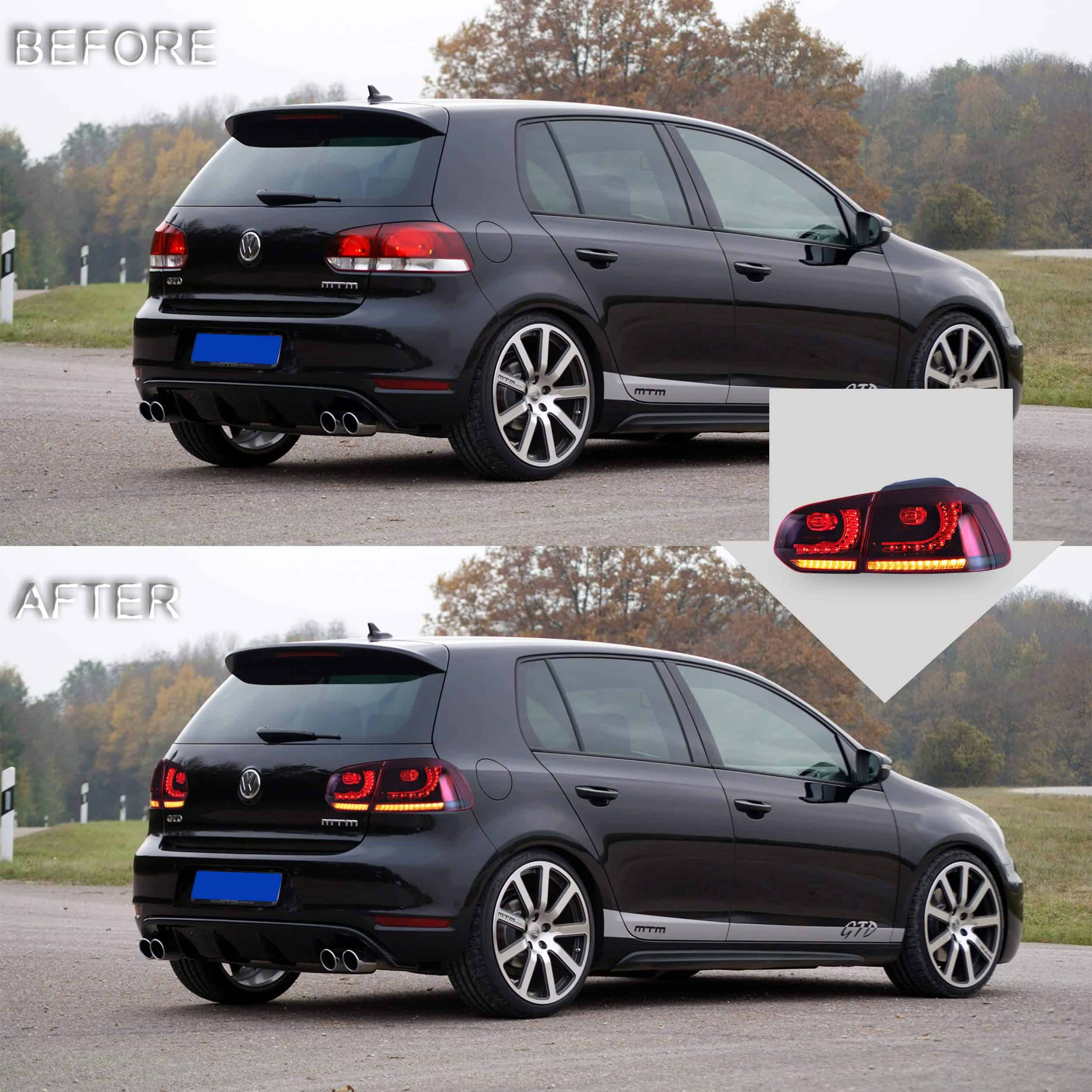 Conjunto de luces traseras VLAND para VW Volkswagen Golf6 - Imagen 6