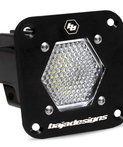 Baja Designs S1 LED Pod Luz Negra Flush Mount, Superficie