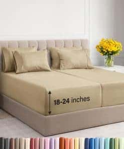 Juego de sábanas Extra Profundas tamaño Split King - 7