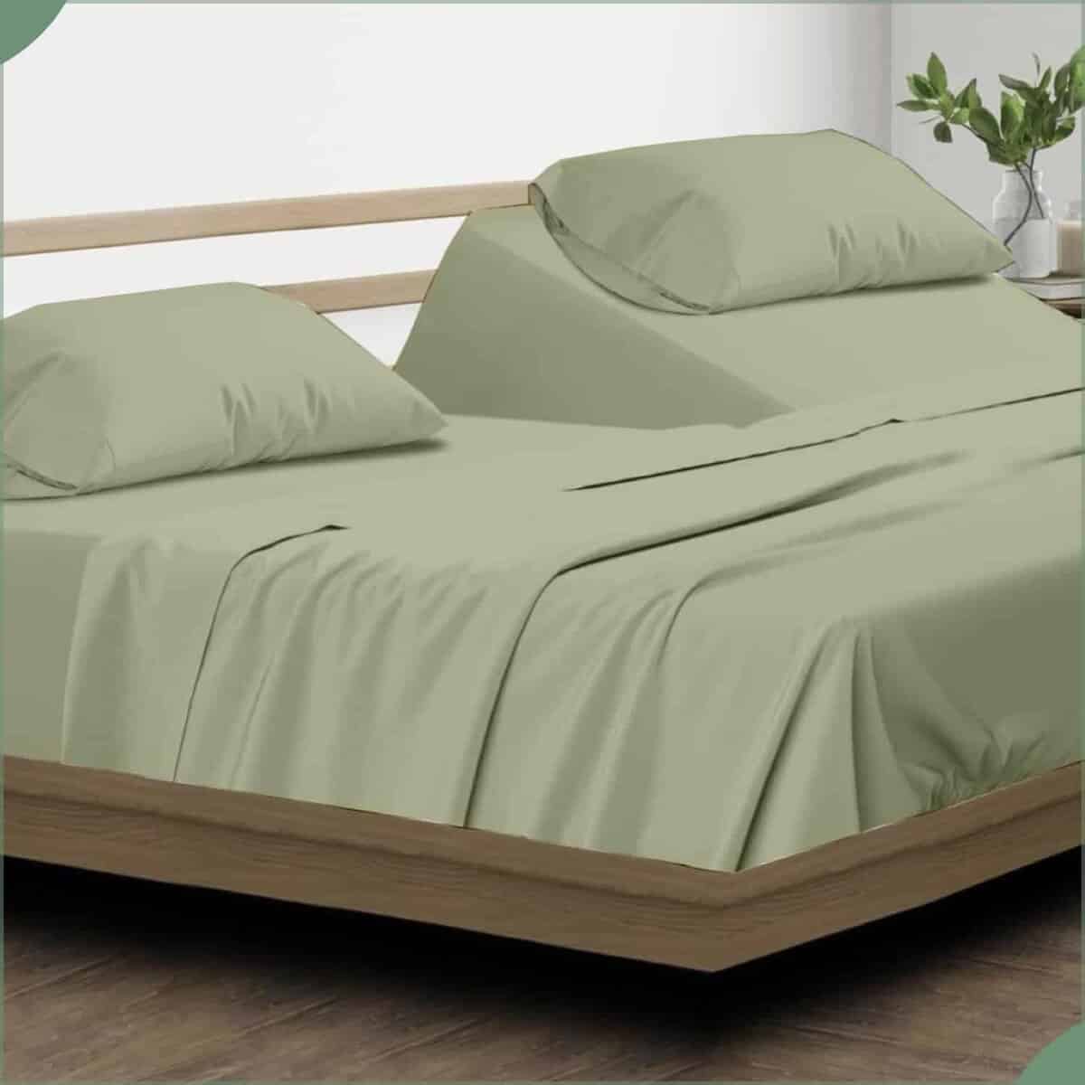 Juego de sábanas divididas para cama ajustable Split King,