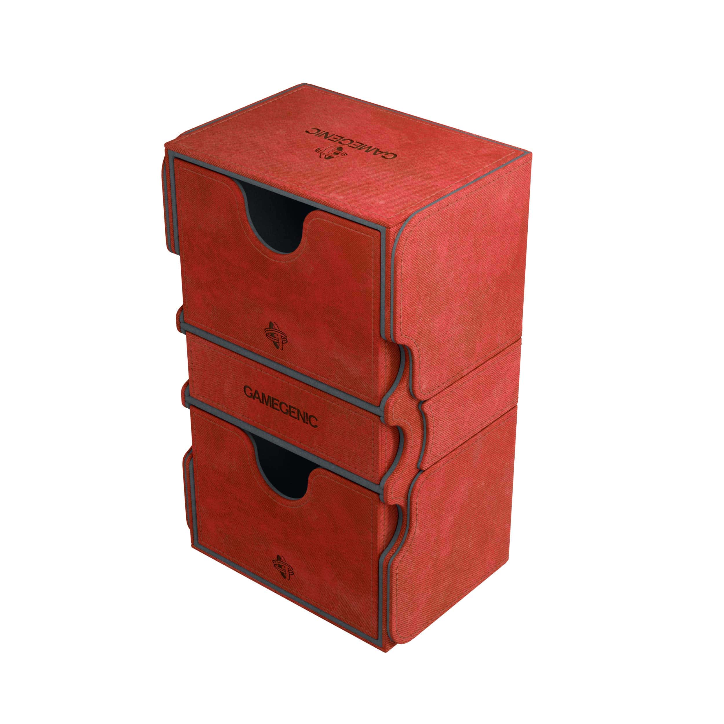 Caja de mazo de cartas GameGenic - Convertible de mazo Rojo