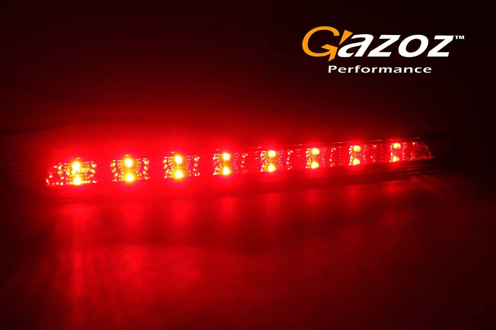 GAZOZ PERFORMANCE Tercera luz de freno LED roja / lente - Imagen 6