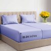 Juego de Sábanas Extra Profundas para Cama -Lavanda
