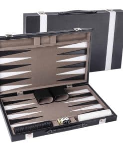 Juego de Backgammon de Cuero Premium GSE Games & Sports