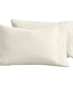 Funda de almohada de lino francés Baloo 100% -Oatmeal