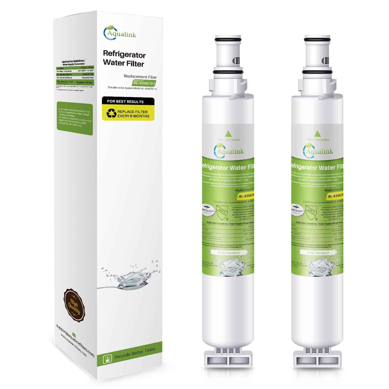 Filtro de agua para refrigerador -ete de 2)