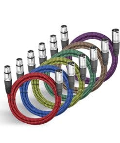 Cable XLR Entrelazado de Alta Resistencia BIFALE - 25 pies,