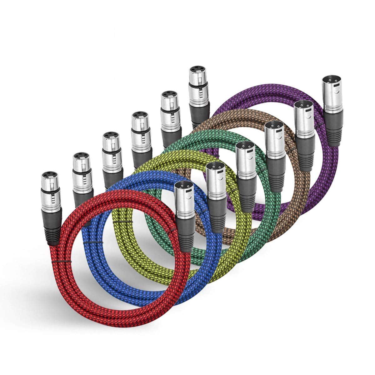 Cable XLR Entrelazado de Alta Resistencia BIFALE - 25 pies,